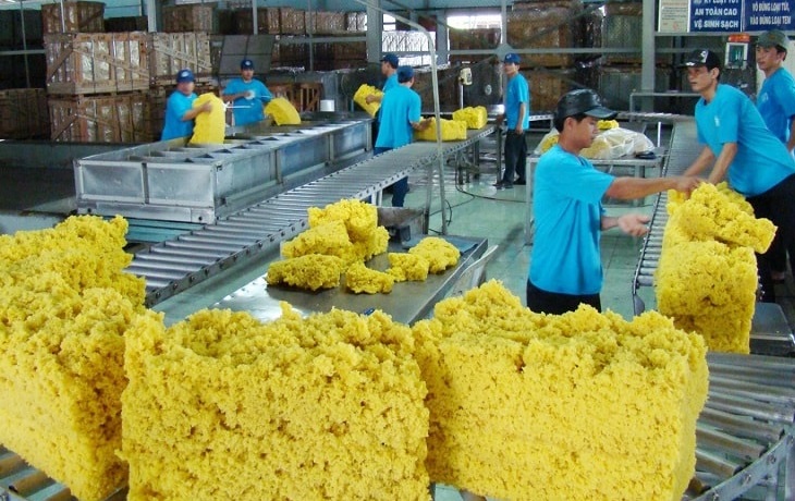 Xuất khẩu cao su vẫn duy trì được mức giá cao